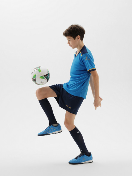 Детская футбольная форма KELME Football Suit (Light Blue/Dark Blue)