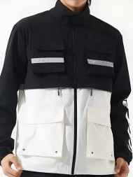 Ветровка KELME Woven Jacket (Black/White)