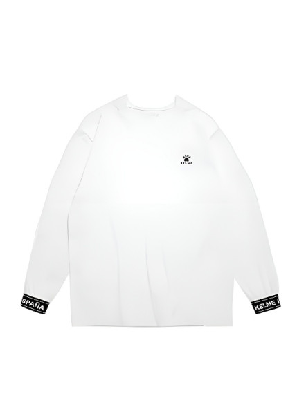 Лонгслив KELME Round Neck Long Sleeve T-shirt White