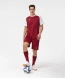 Футболка игровая JOGEL CAMP Reglan Jersey, гранатовый/белый