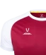 Футболка игровая JOGEL CAMP Reglan Jersey, гранатовый/белый