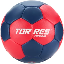 Мяч ганд. TORRES Training, H32453, р.3, ПУ, 4 подкл. слоя, руч. сшивка, мультиколор