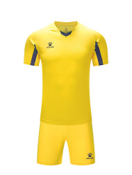 Детская футбольная форма KELME Children's Short-sleeved Football Suit Set Outfit (Blue/Yellow)