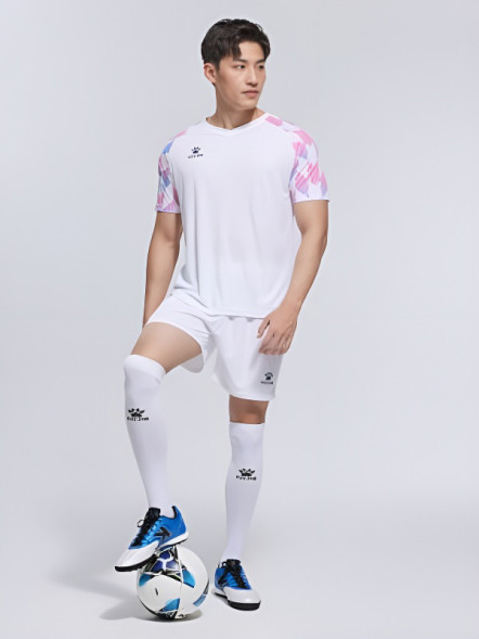 Футбольная форма KELME Short-Sleeved Football Suit White