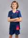 Детская футбольная форма KELME Short Sleeve Football Kid (Dark Blue/Pink)