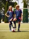 Детская футбольная форма KELME Short Sleeve Football Kid (Dark Blue/Pink)