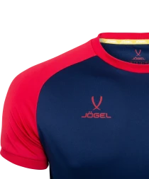 Футболка игровая JOGEL CAMP Reglan Jersey, темно-синий/красный