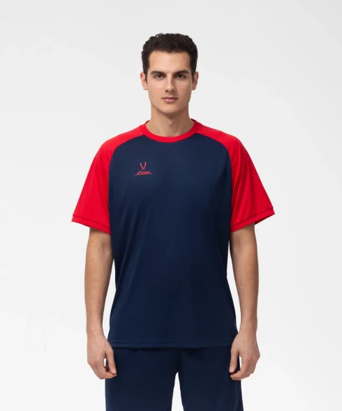 Футболка игровая JOGEL CAMP Reglan Jersey, темно-синий/красный