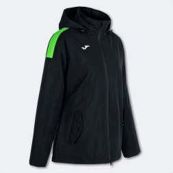 Женский анорак JOMA ALASKA Черный-зеленый