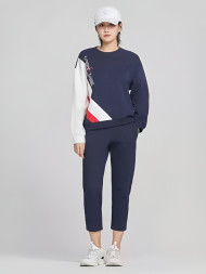 Брюки KELME Cropped Knitted Pants Dark Blue