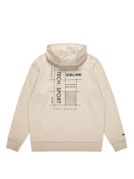 Худи KELME Fleece Hooded Sweatshirt Beige