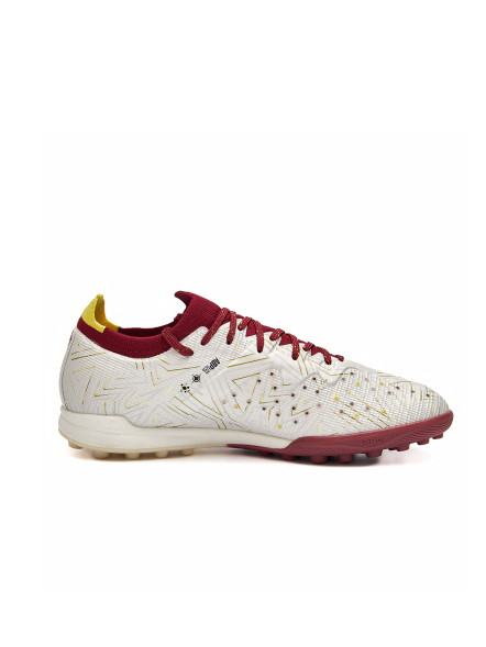 Шиповки KELME Men's Football Shoes (TF) (White/Dark Red)