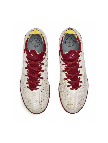 Шиповки KELME Men's Football Shoes (TF) (White/Dark Red)