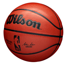 Мяч баск. WILSON NBA Authentic Indoor Comp, WTB7100XB06, р.6, композит, коричневый