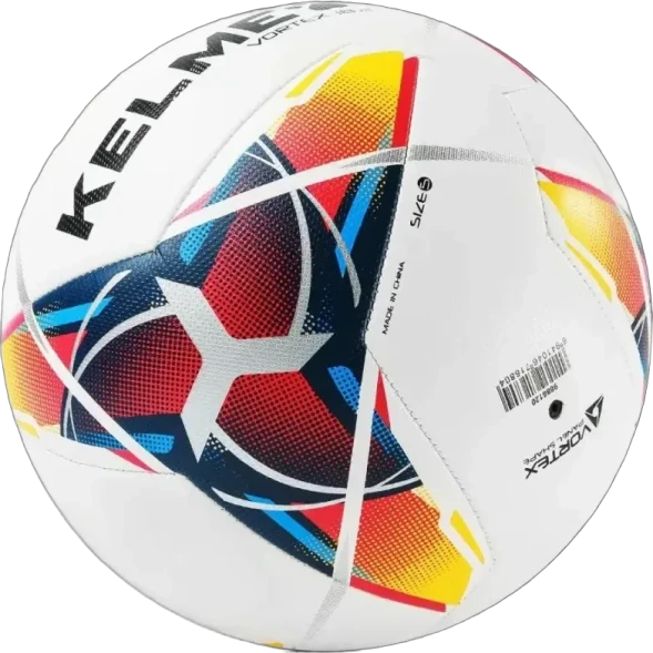 Мяч футбольный KELME Vortex 18.2 (10 Panels) (White/Orange)