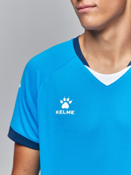 Футбольная форма KELME Short Sleeve Football Suit (Light Blue/Dark Blue)