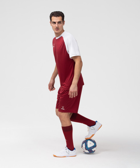 Шорты игровые JOGEL CAMP Classic Shorts, гранатовый/белый
