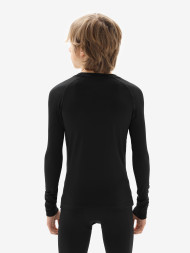 Детское термобелье (верх) KELME Tech Fit Long Sleeve (Thin) Kids Black
