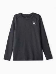 Детское термобелье (верх) KELME Tech Fit Long Sleeve (Thin) Kids Black