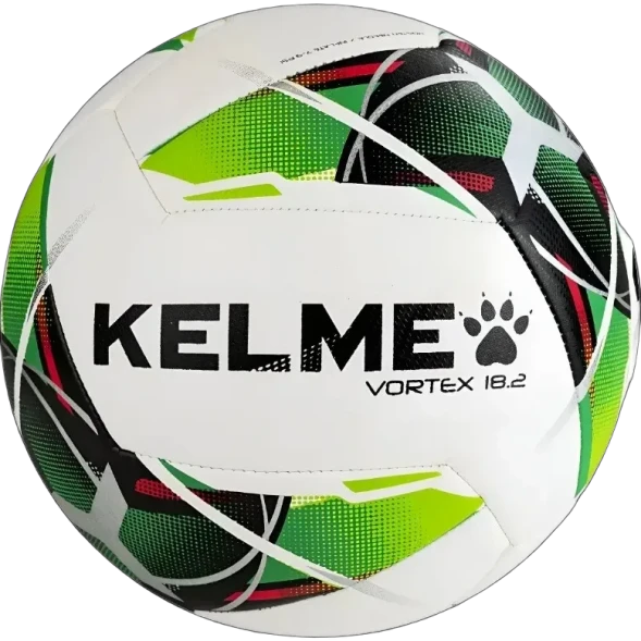 Мяч футбольный KELME Vortex 18.2 (10 Panels) (White/Green)