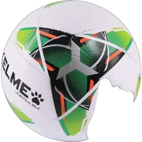 Мяч футбольный KELME Vortex 18.2 (10 Panels) (White/Green)