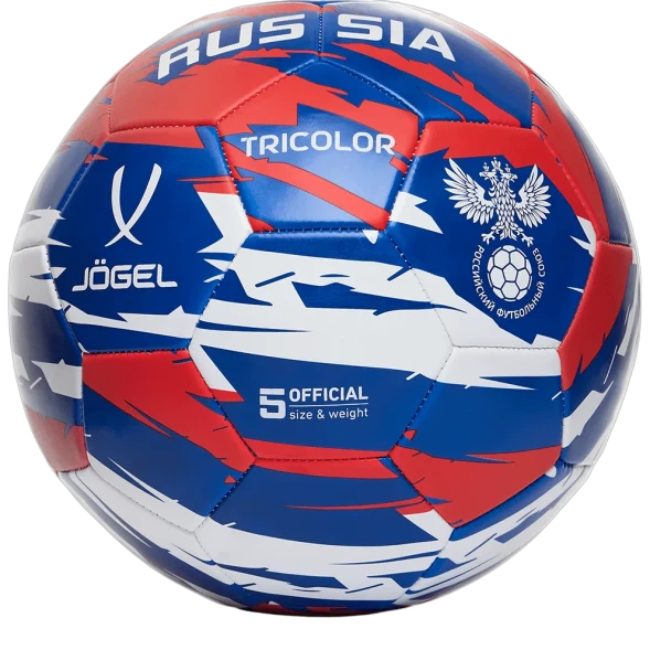 Мяч футбольный JOGEL Flagball Tricolor №5
