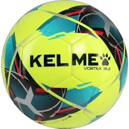 Мяч футбольный KELME Vortex 18.2 (32 Panels) (Neon/Black)