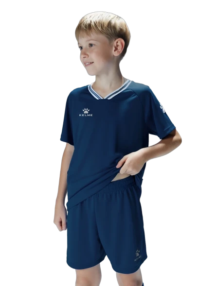 Детская футбольная форма KELME Football Uniform Set Dark Blue
