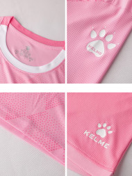 Футбольная форма KELME Short-Sleeved Football Suit Pink