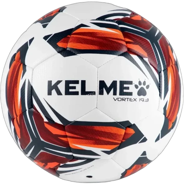 Мяч футбольный KELME Vortex 18.2 (32 Panels) (White/Red)