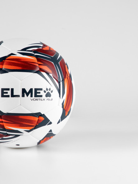 Мяч футбольный KELME Vortex 18.2 (32 Panels) (White/Red)