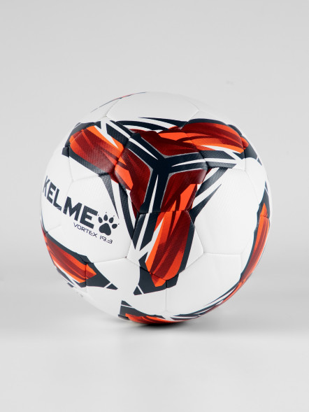 Мяч футбольный KELME Vortex 18.2 (32 Panels) (White/Red)