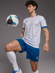 Футбольная форма KELME Short-Sleeved Football Suit (White/Blue)