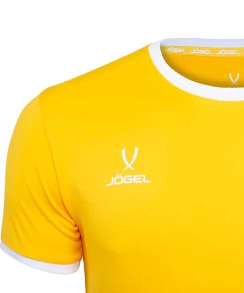 Футболка футбольная JOGEL CAMP Origin, желтый/белый