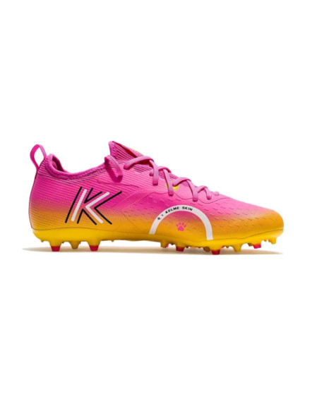 Бутсы KELME Men's Football Shoes (MG) Pink/Yellow
