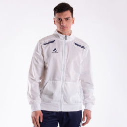 Костюм спортивный +ADRENALINA 3302-023-M, р. M, 100% полиэстер, бело-т.синий