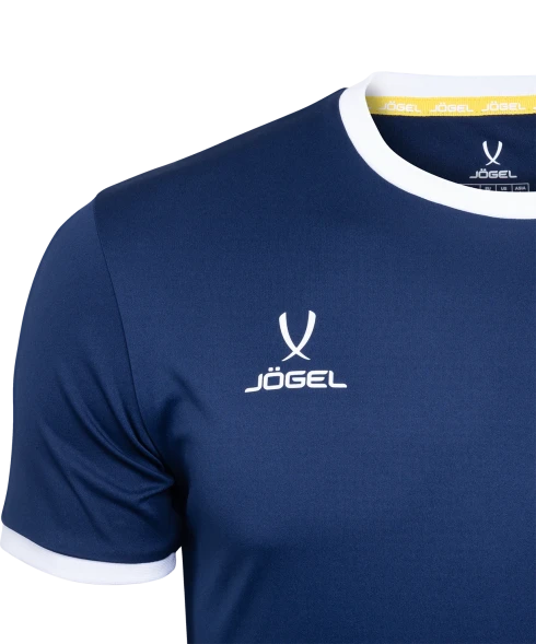 Футболка футбольная JOGEL CAMP Origin, темно-синий/белый