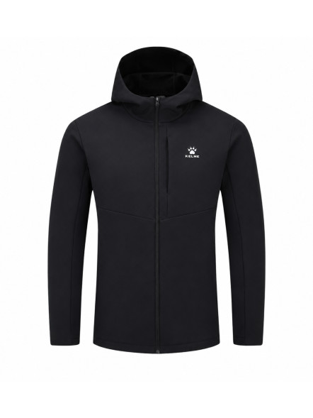 Демисезонная куртка KELME Woven Jacket (hooded) Black