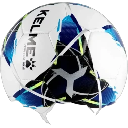 Мяч футбольный KELME Vortex 18.2 (32 Panels) (White/Blue)