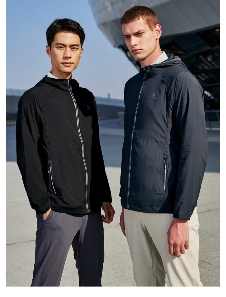 Ветровка KELME Thin Trench Coat Dark Blue