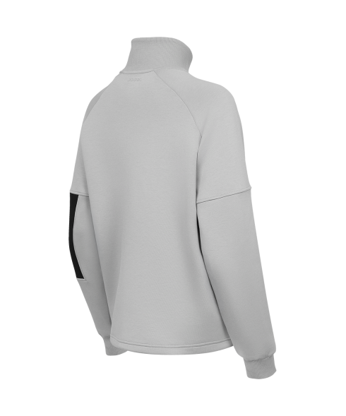 Свитшот на молнии 1/4 JOGEL Power Inside Sweatshirt W Relaxed Fit, серый