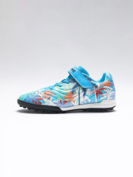 Детские шиповки KELME Children's Football Shoes (TF) (White/Light Blue)