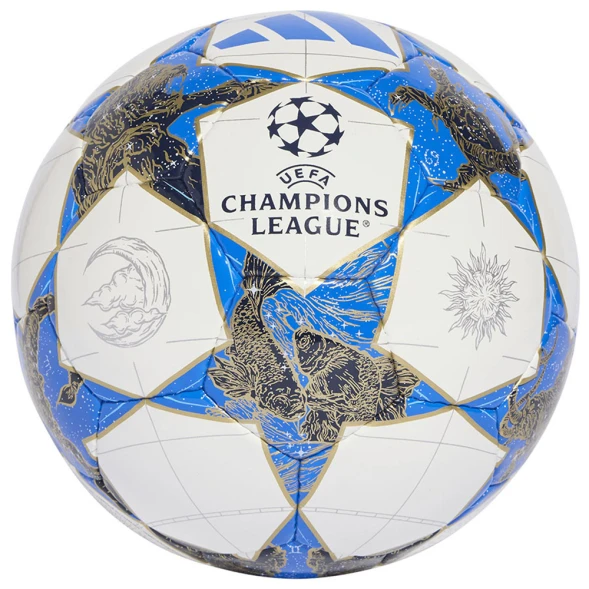 Мяч футзал  ADIDAS UCL Pro Sala JP1546, р 4, FIFA Quality Pro, 32п, ПУ, руч сш, бело-синий