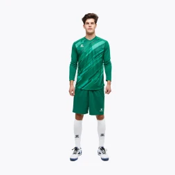 Детская вратарская форма KELME Long Sleeve Goalkeeper Suit Green