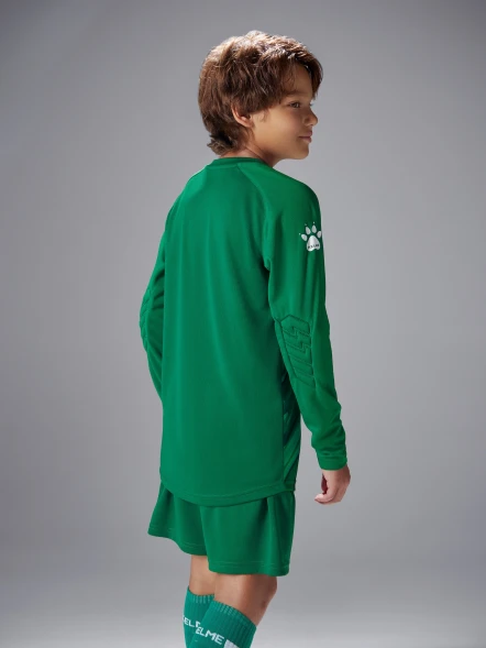 Детская вратарская форма KELME Long Sleeve Goalkeeper Suit Green