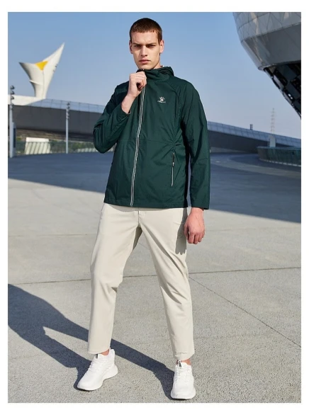 Ветровка KELME Thin Trench Coat Dark Green