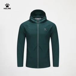 Ветровка KELME Thin Trench Coat Dark Green
