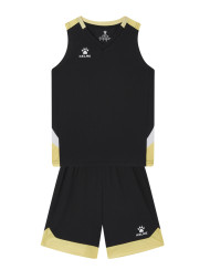 Детская баскетбольная форма KELME Children's Basketball Uniform (Black/Yellow)