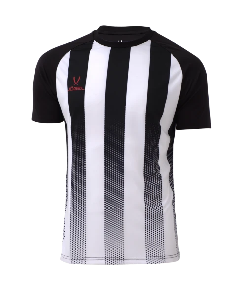 Футболка игровая JOGEL CAMP Striped Jersey, белый/черный, детский