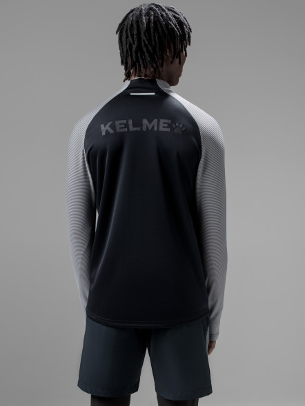 Лонгслив KELME Training Jacket (Black/Dark Grey)